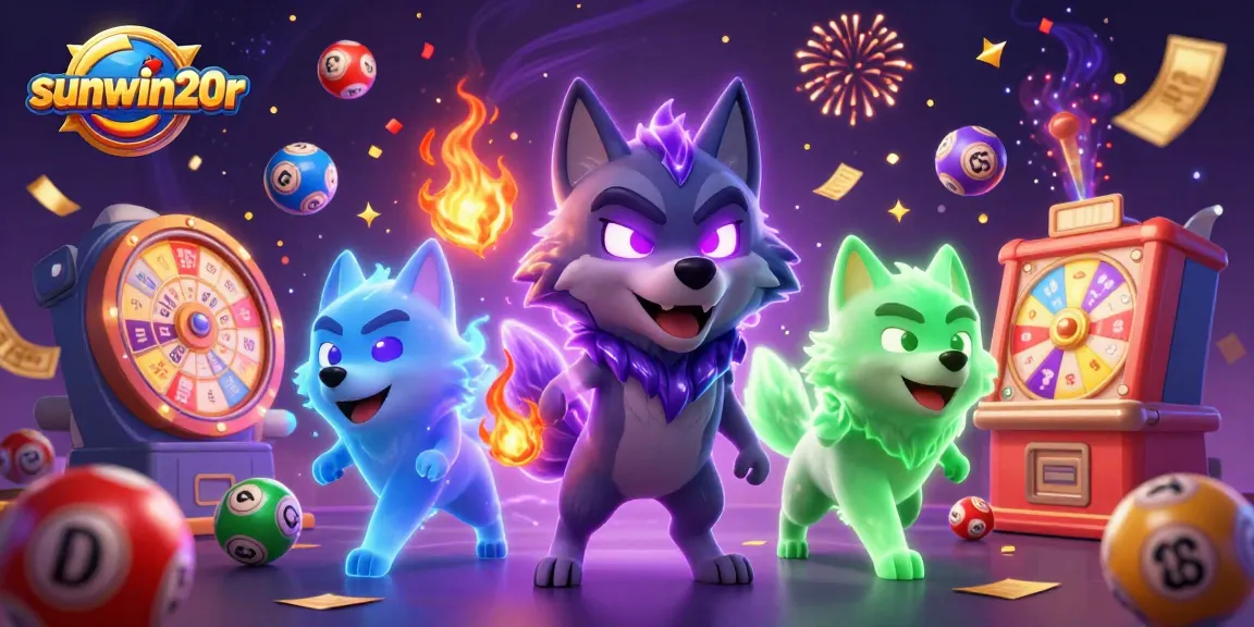 Experience thrilling wins at sunwin20r with radiant spirit wolves and vibrant lottery themes.