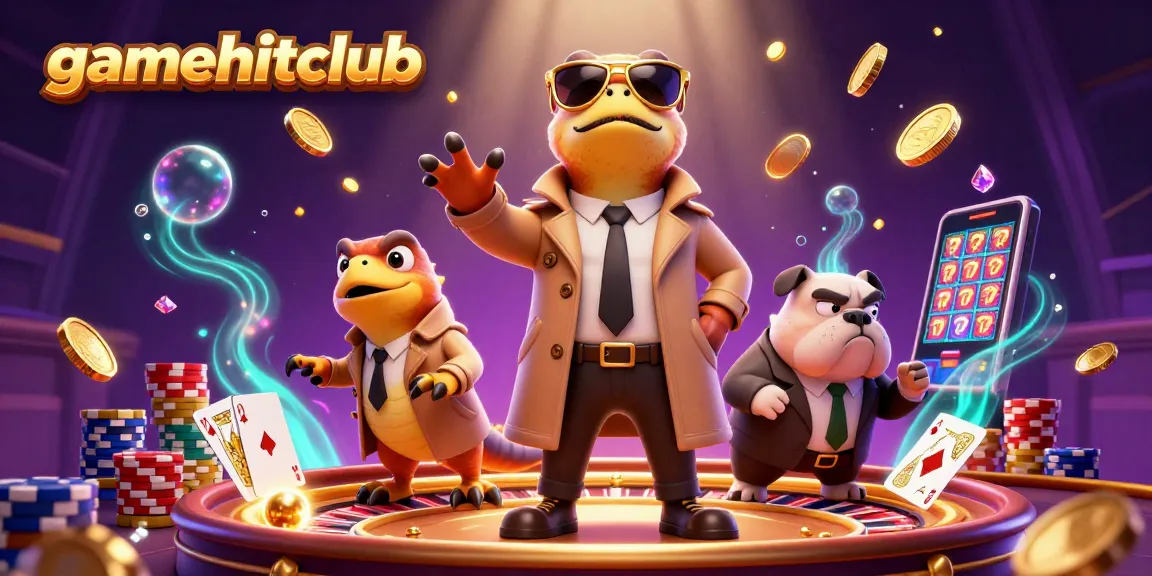 Experience gamehitclub's vibrant casino scene with raptors and roulette thrills.