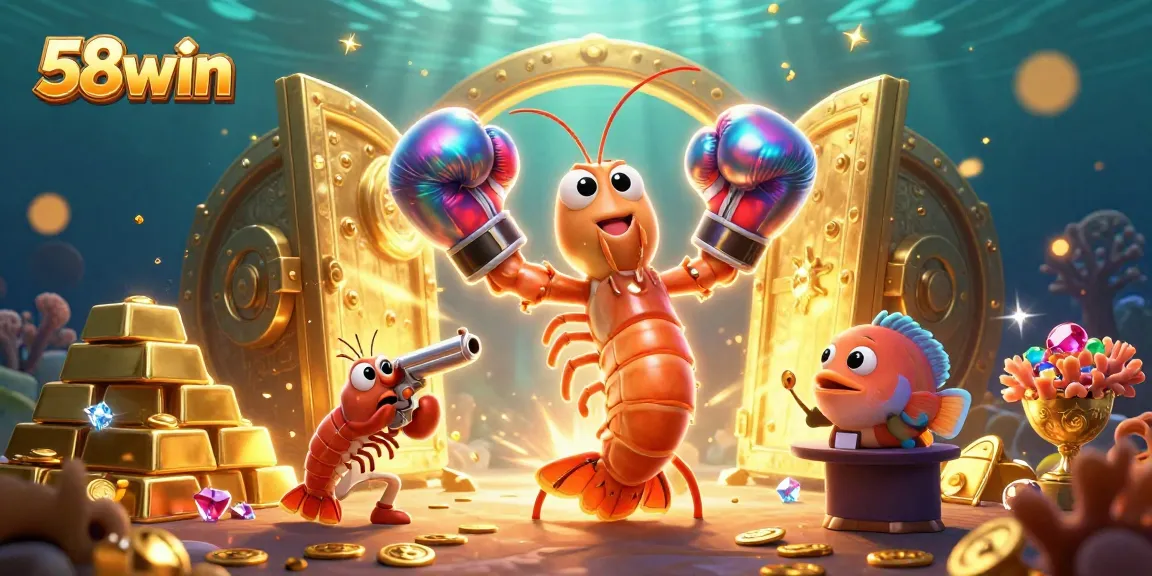 Experience thrilling action at 58win with vibrant casino treasures and dynamic sea characters.