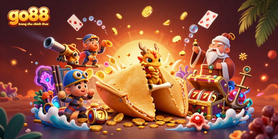 Engage with go88 trang chu chinh thuc through a vibrant 3D casino adventure illustration.